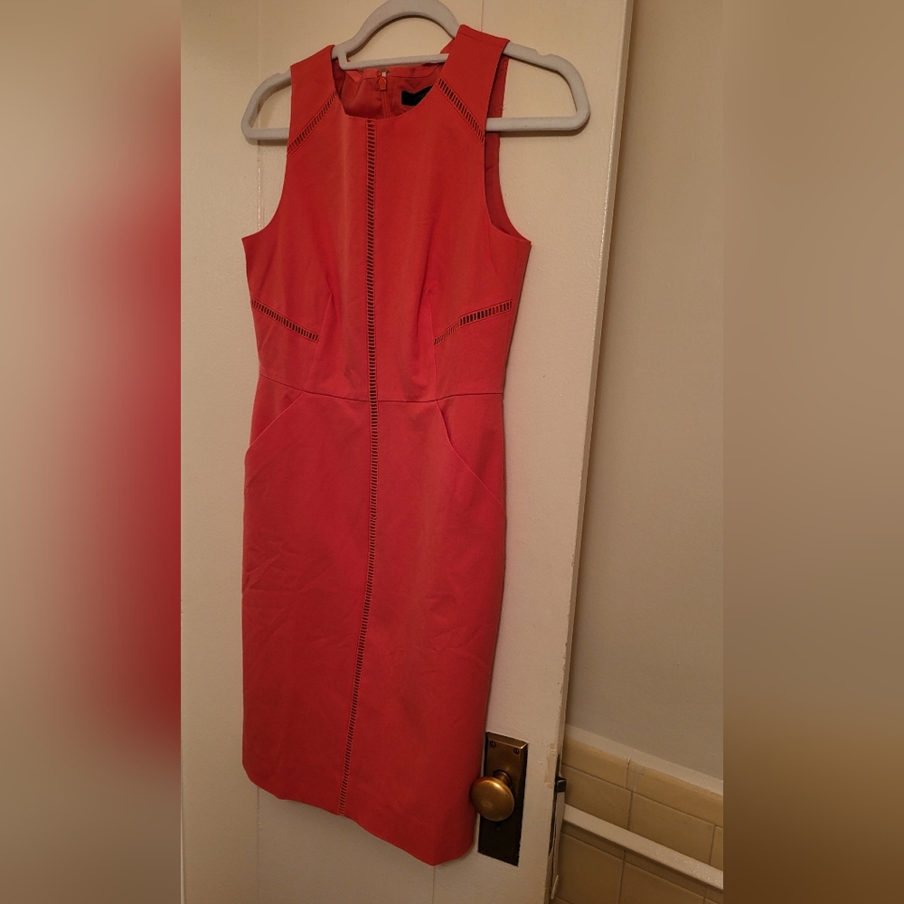 J.Crew dress linen orange size 4nwt - Picture 2 of 16